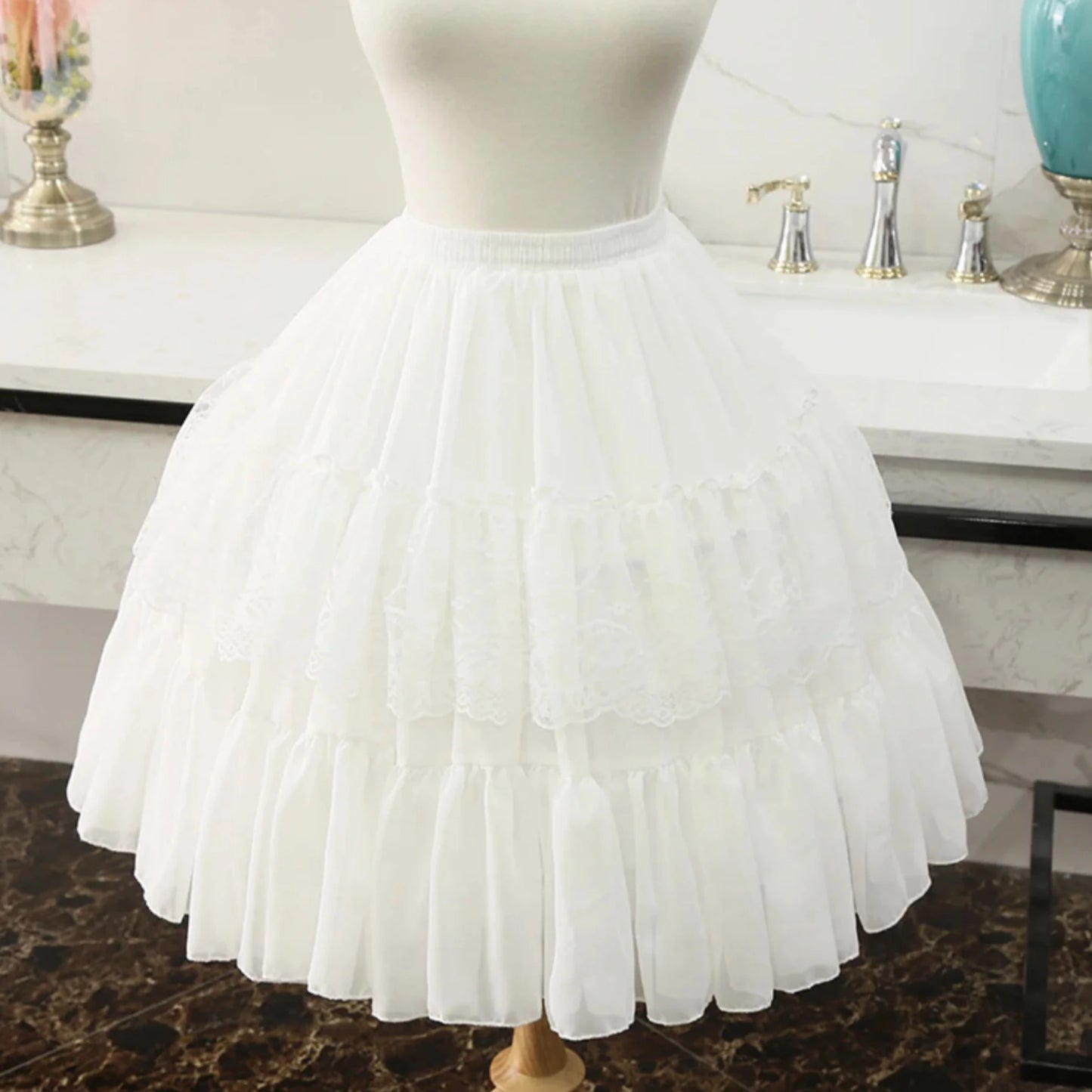 Chiffon Lace Petticoat