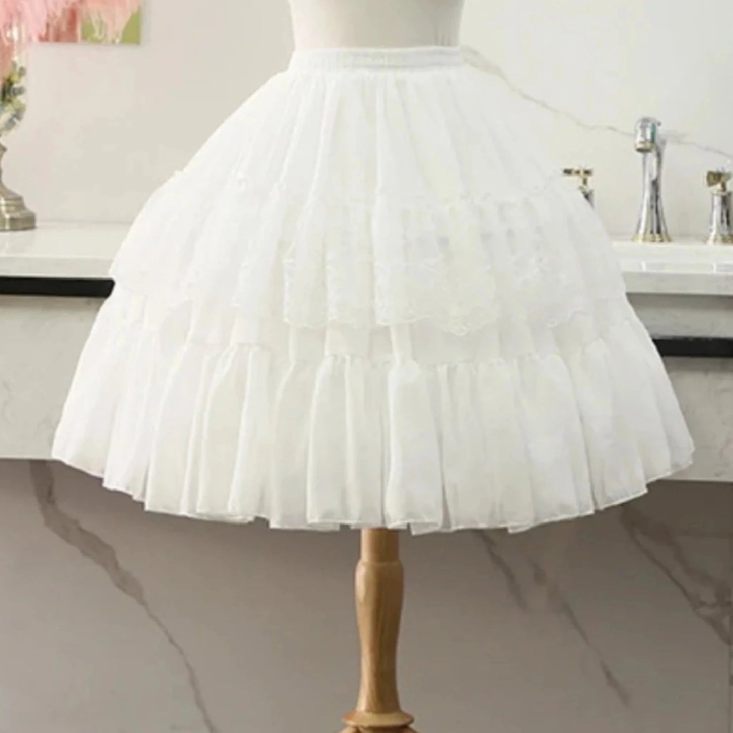 Chiffon Lace Petticoat