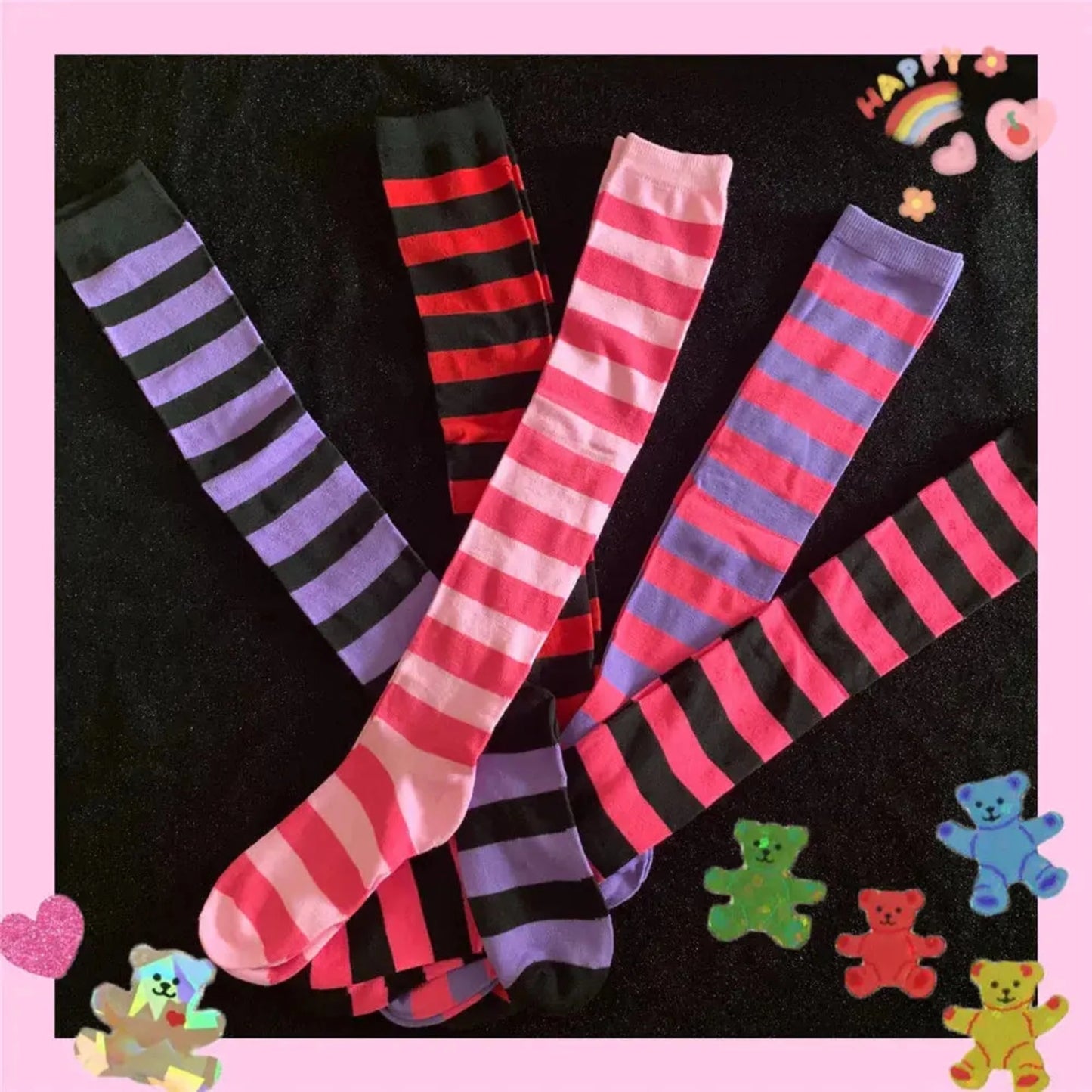 Japanese Harajuku Vintage Cotton Socks
