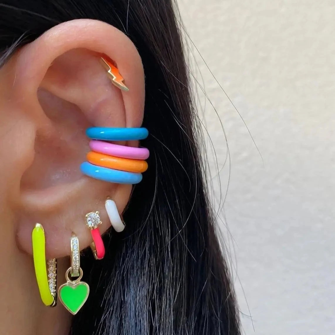 Neon Fashion Enamel Jewelry