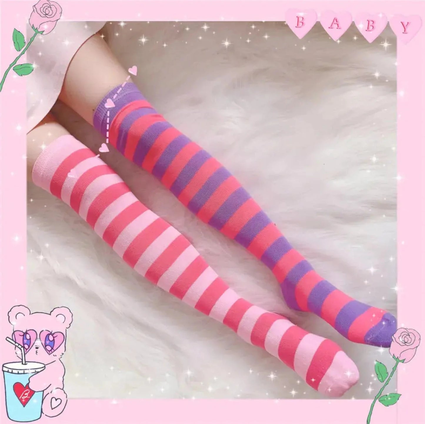 Japanese Harajuku Vintage Cotton Socks