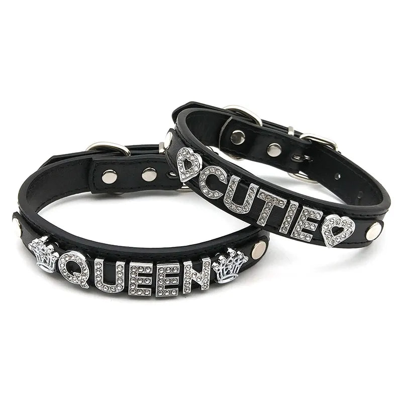 Rhinestone Choker Collars