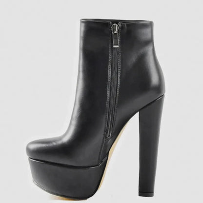 Chunky Platform Ankle Booties