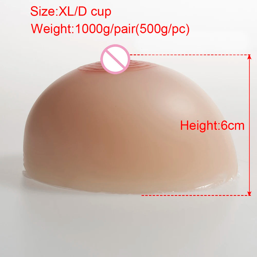 Formas de senos de silicona