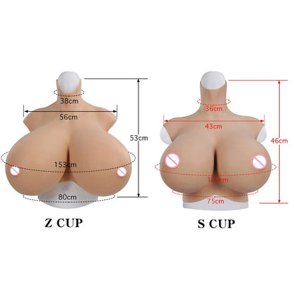 Z Cup Silicone Breastplate