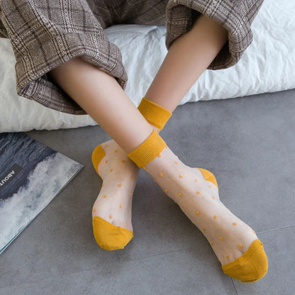 Low Transparent Ankle Socks