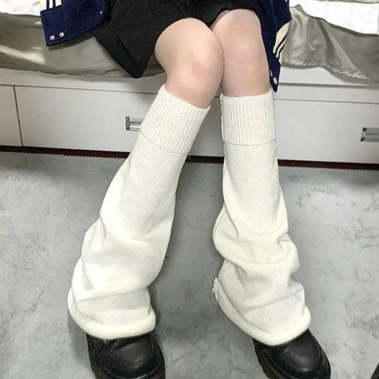 Calentadores de piernas japoneses de punto